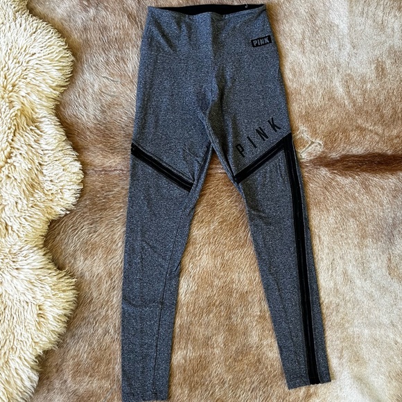 PINK Victoria's Secret Pants - Victoria’s Secret PINK High-waisted Leggins with Mesh Detailing